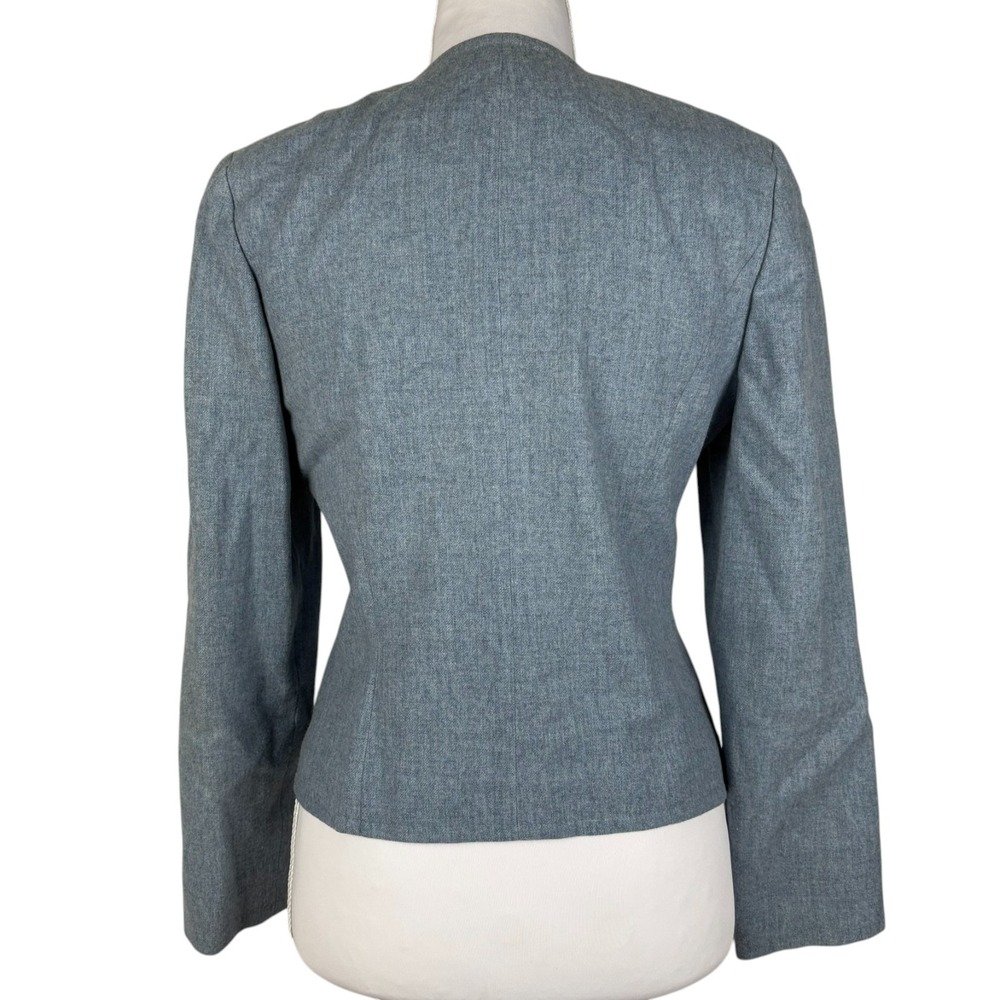 Vintage Pendleton 2pc Wool Pant Blazer Suit Womens 4 Petite Light Blue USA - Picture 2 of 14
